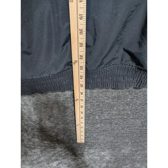 Vintage Jordan Mens XL Quarter Zip Windbreaker Pullover Black Embroidered Logo - Picture 3 of 10